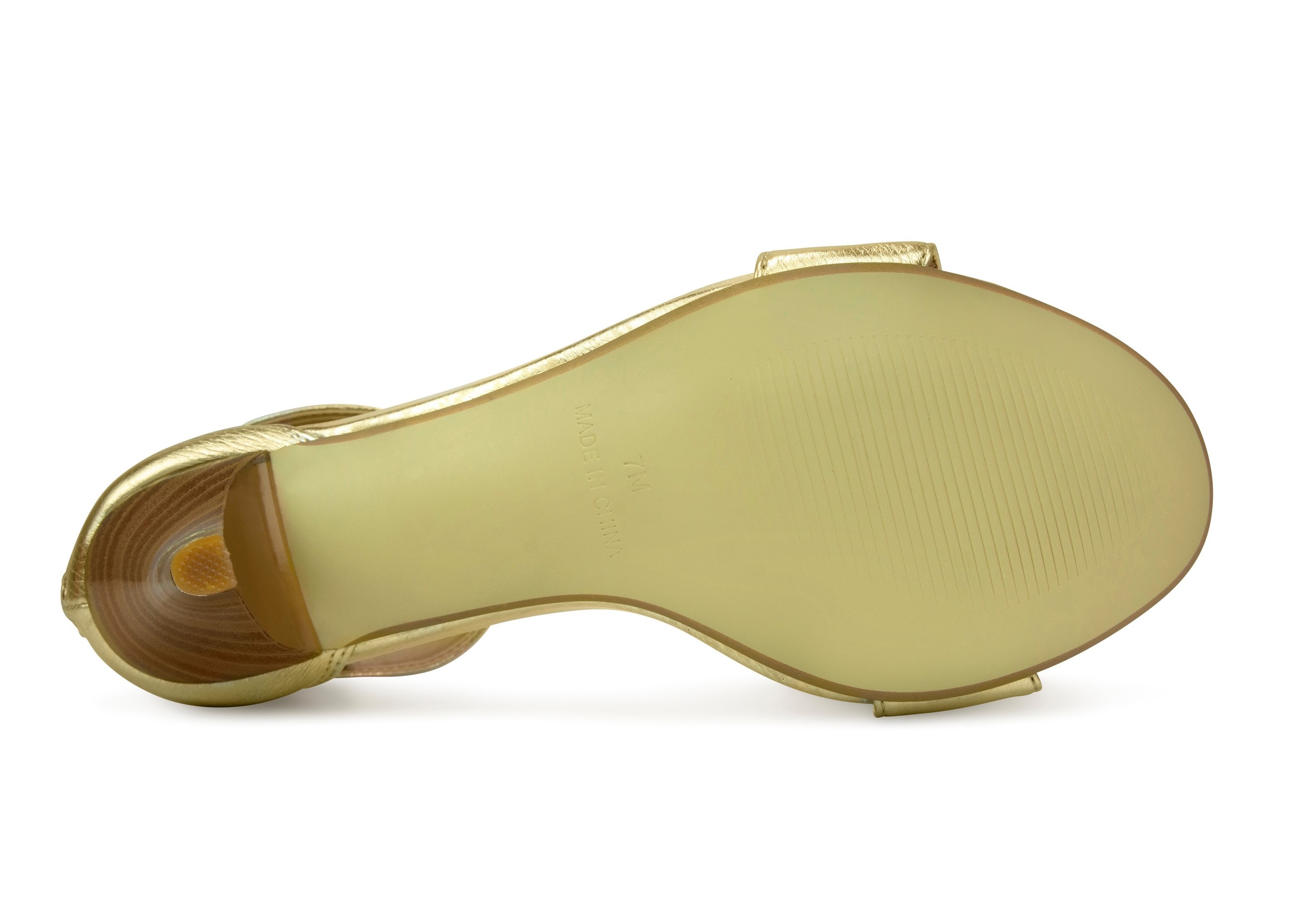 Sandalias de tacón de aguja metálico en tono dorado metálico para mujer Ann Creek - Imagen 7 de 7
