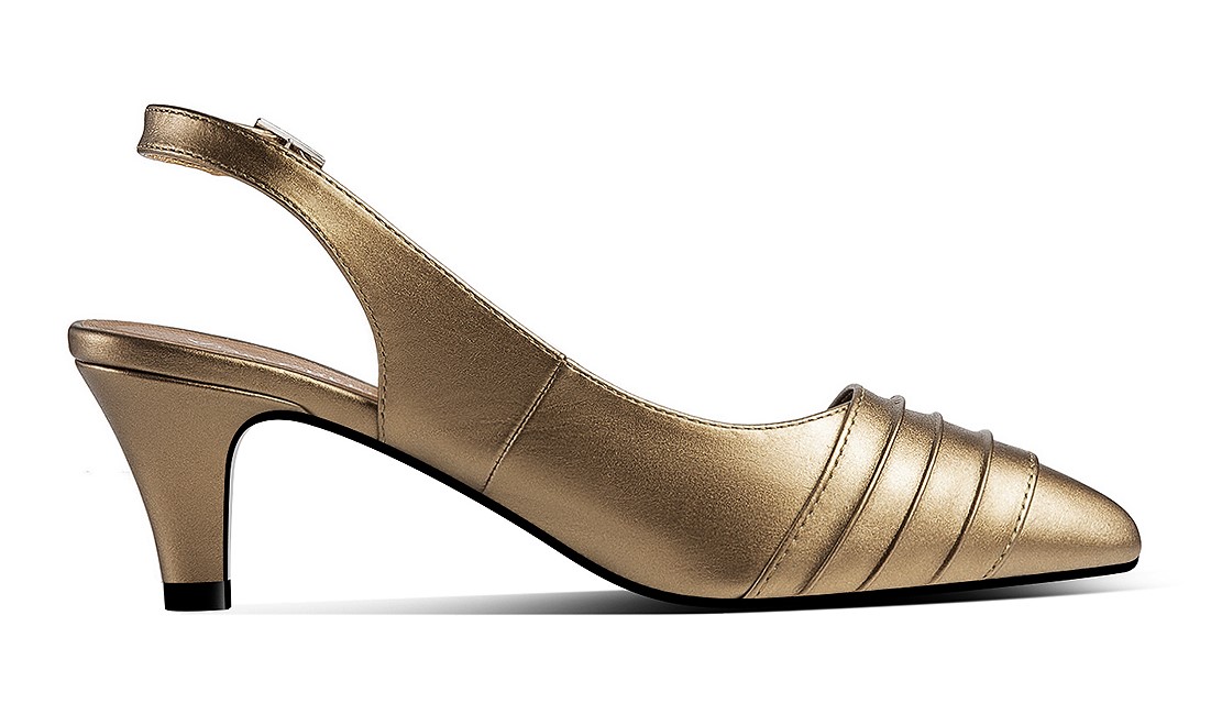 Sandalias para mujer Ann Creek tacón de gatito acento metálico mujer adulta - Imagen 11 de 22