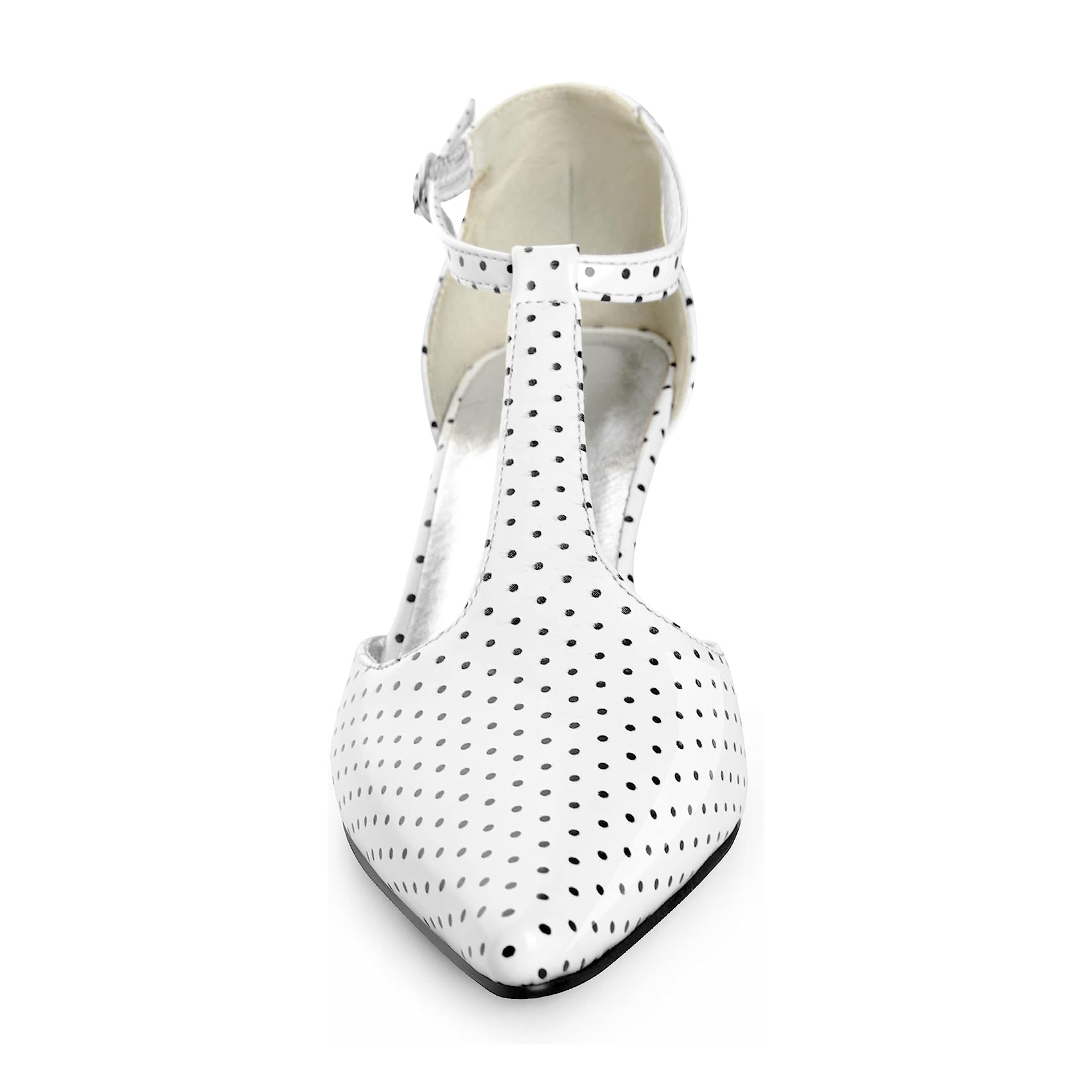 Ann Creek Women's Kitten Heel T-Strap Sandals Polka-dot Assorted Colors Female - Picture 15 of 62
