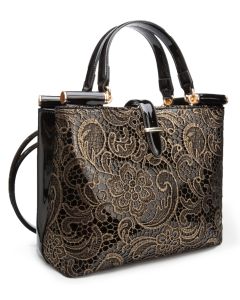 Ann Creek Women's 'Wolls' Metallic Embroidered Bag