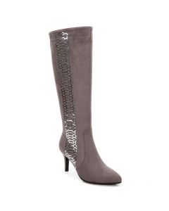Slouch Tall Boots Kitten Heels Rhinestone Glitter Adult