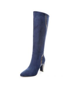 Heel Boots Micro Suede Rhinestone Glittering Adult