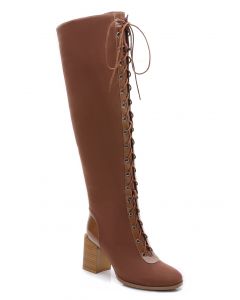 Lace-up Riding Boots