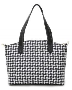 Ann Creek Women's 'Lusac' Checkmate Textured Bag