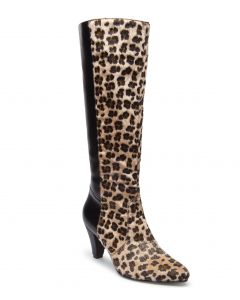 Leopard Print Faux Fur Boots