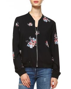 Current Air Women's Floral Bomber Jacket