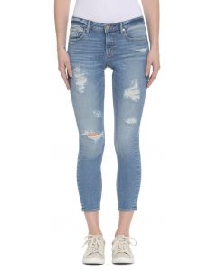 Vigoss Women's Chelsea Destructed Skinny Jeans