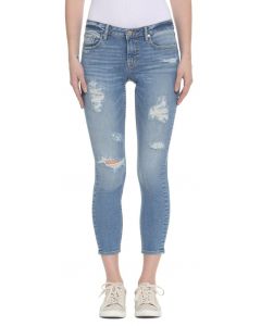 Vigoss Women's Chelsea Destructed Skinny Jeans