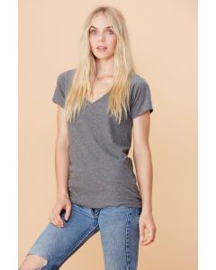 LNA Women's Short Sleeve V Neck